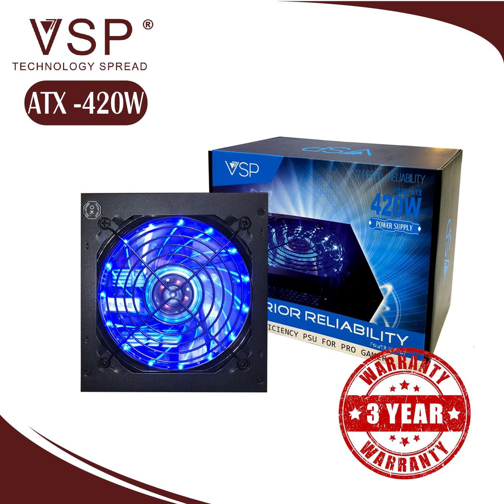 Nguồn VSP 420W-LED - Fullbox