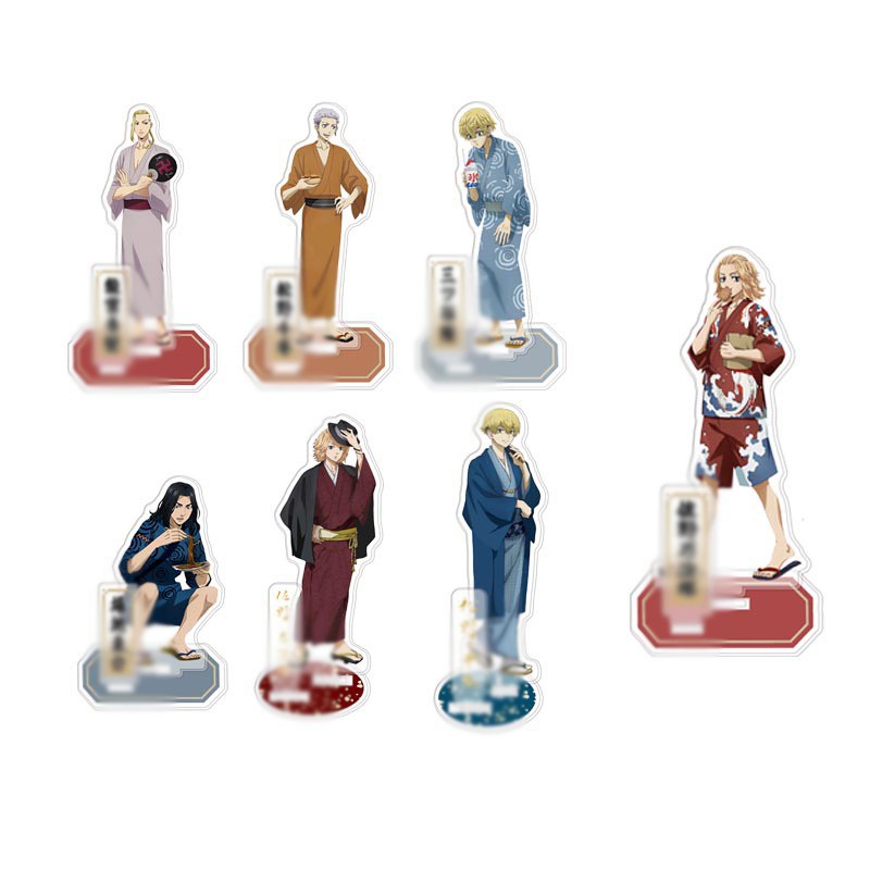 (YUKATA) Standee Tokyo Revengers Kịch trường của Takemichi tượng acrylic anime mica chibi trang trí trưng bày mô hình