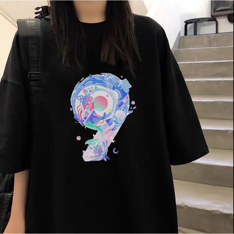 NRVP Áo Thun Nữ Cổ Tròn Ngắn Tay Thời Trang Mùa Hè Phong Cách Hàn Quốc 2022