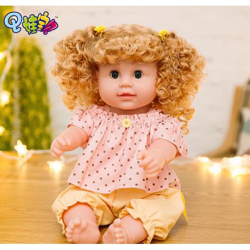 [Mã TOYDEC hoàn 20K xu đơn 50K] Búp Bê Sơ Sinh Q Baby 48 cm Mắt Chớp -  Mô Hình Y tế dùng thực hành cho các lớp tiền sản