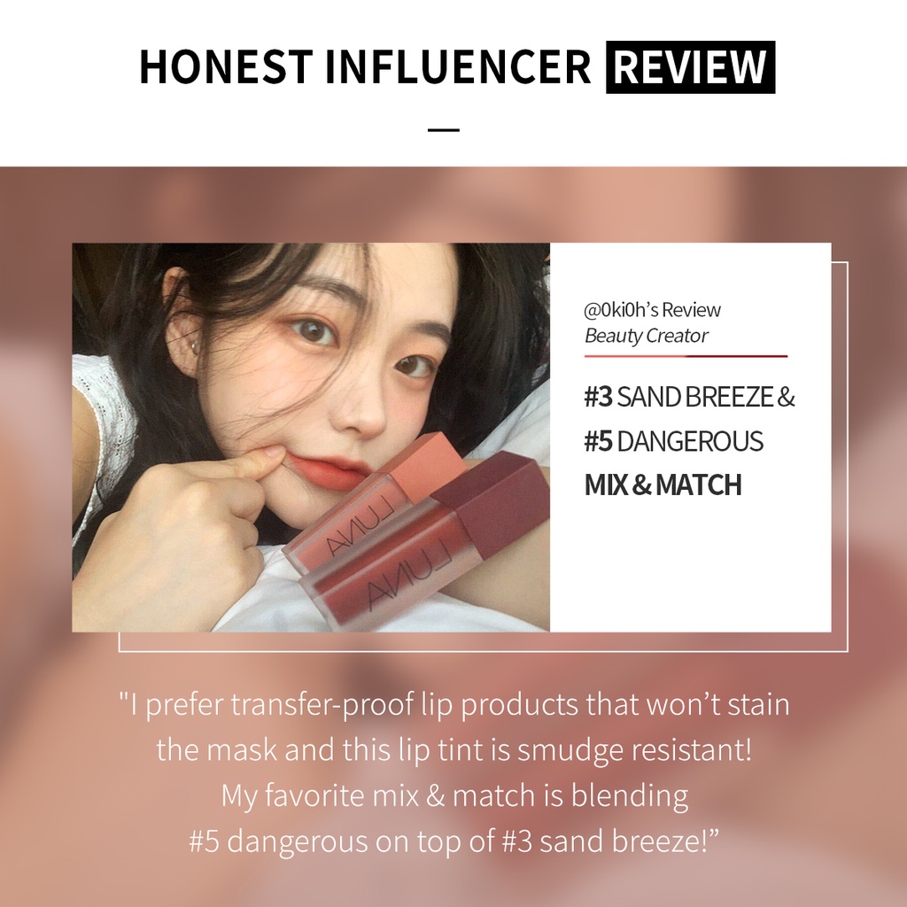 Son môi Luna màu lì tiệp da 5.3g