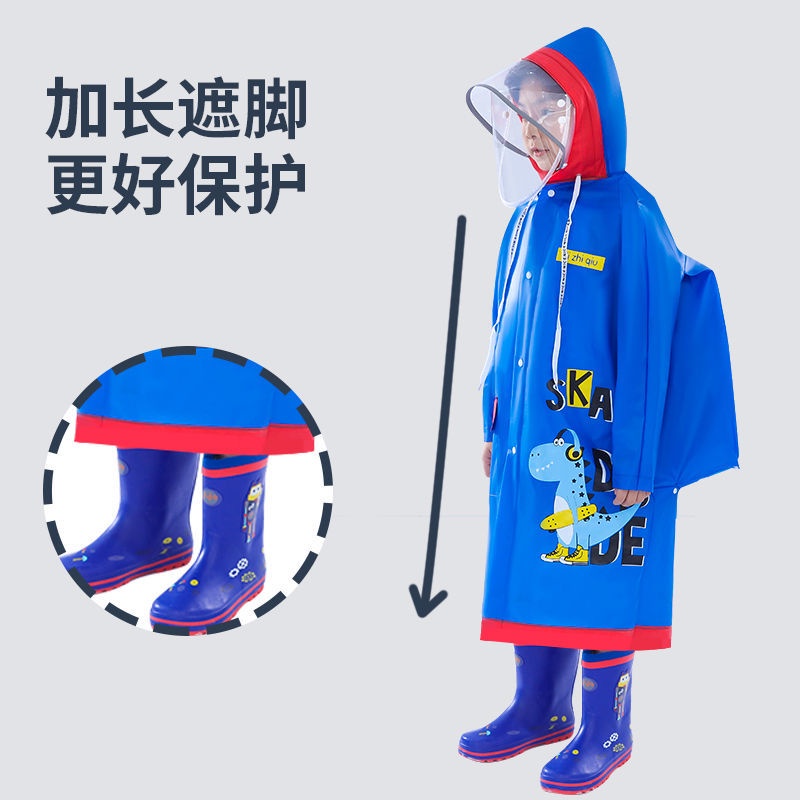 Áo Mưa Đi Học Dành Cho Bé Trai Và Bé Gái Chống Thấm Nước 7/7 Tuổi