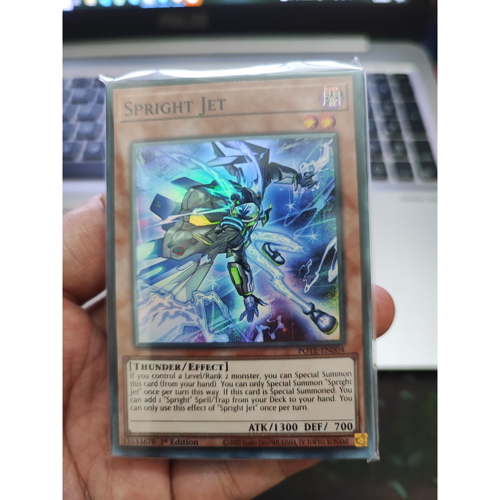 1 lá thẻ bài Spright Jet - POTE-EN004 - Super Rare 1st Edition
