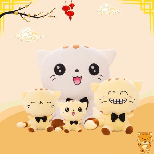 Mèo nhồi bông cao cấp dễ thương - Mèo cute nhồi bông