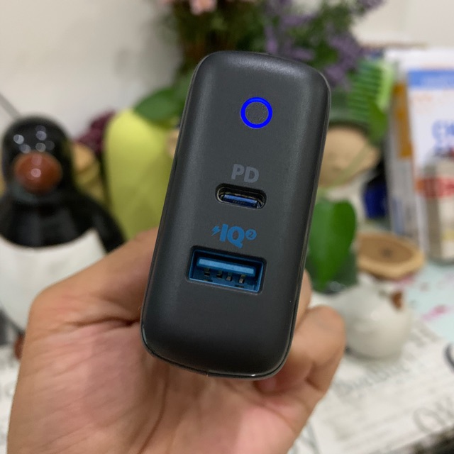 Củ sạc nhanh iPhone, iPad, AirPods, S9, Note 9 ANKER PowerPort II 33W A2626 PD 18W & QC 3.0 15W