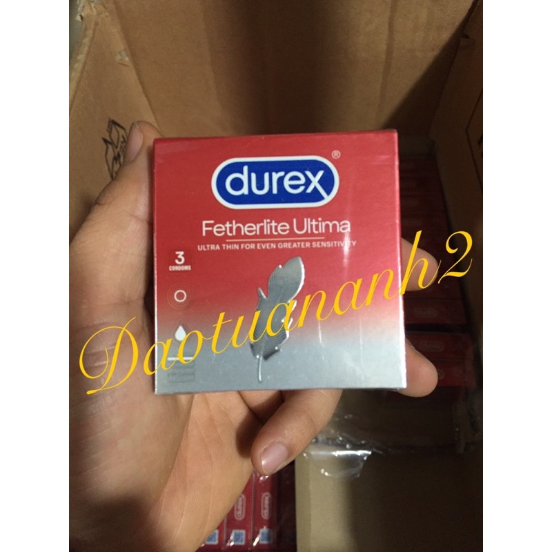 Bao Cao Su SIÊU MỎNG Durex Fetherlite Ultima - 12 cái ( NEW ). Hàng chính hãng DKSH Việt Nam.