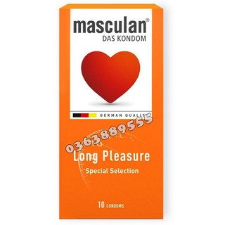 Bao cao su Masculan Hộp 10 chiếc, giao hàng nhanh, kín đáo