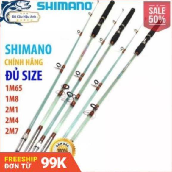 Cần câu cá Shimano 2 khúc đặc trong suốt tải cá 10kg
