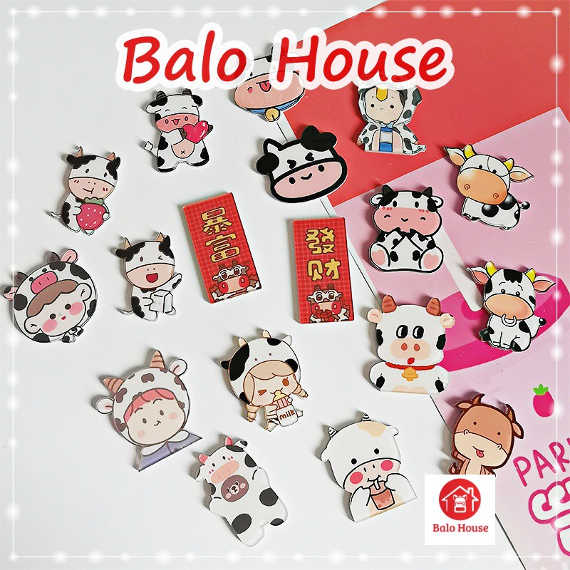 Sticker cài cặp, balo, túi áo nhiều mẫu xinh xắn Sticker Animal 1 - BALO HOUSE