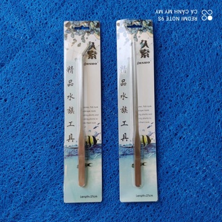 Bộ dụng cụ thủy sinh inox chống rỉ (Nhíp thẳng, Nhíp cong, Kéo thẳng, Kéo cong, Gạt phân nền)