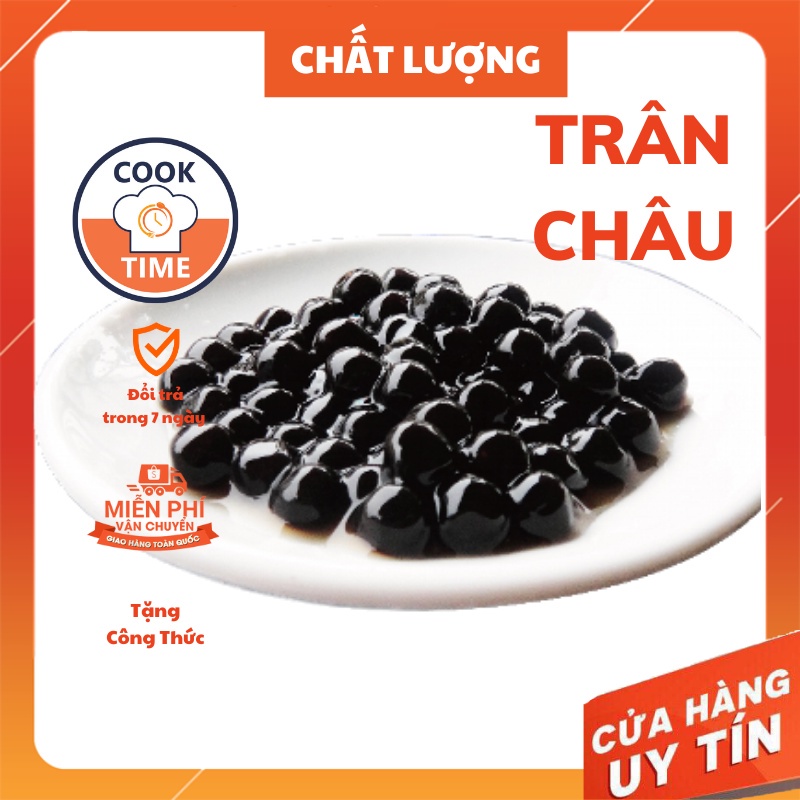 Trân châu Đen, Trân Châu Trắng - CookTime.vn - 300 Gram Tiện Lợi - Thơm ngon mềm dai - Chính Hãng