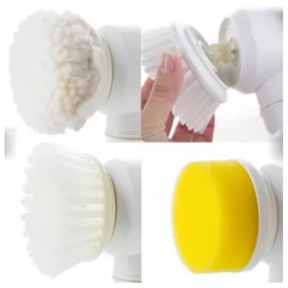 Máy Cọ Rửa Vệ Sinh Đa Năng Magic Brush 5 trong 1 - Vệ Sinh Nhà Của Tiện Lợi Nhanh Chóng [MÁY CHÀ RỬA]