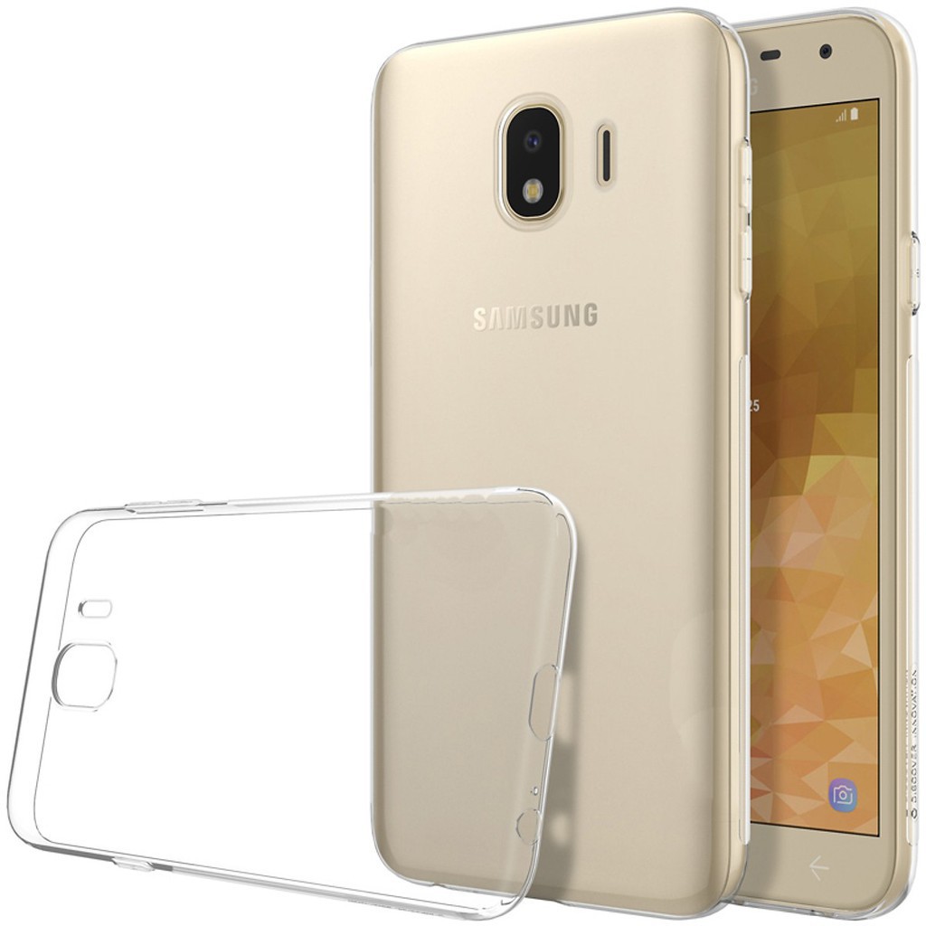 Ốp lưng dẻo silicon dành cho Samsung Galaxy J4 2018 Ultra Thin (mỏng 0.6mm, Trong suốt)