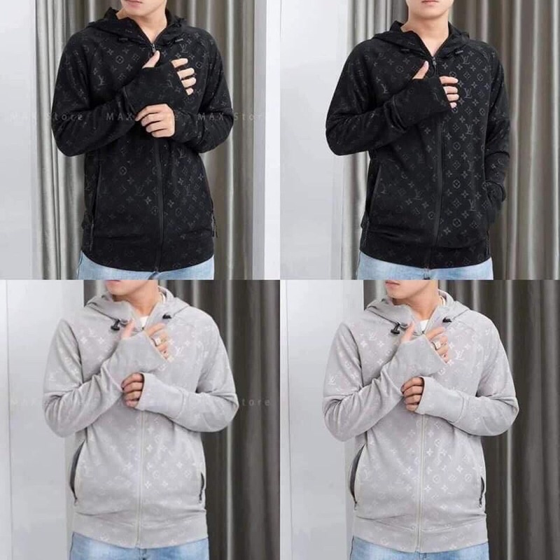 Áo Chống Nắng Nam Nữ LV Dập Vân Thông Hơi Co Giãn Chống Nắng Chống Tia UV