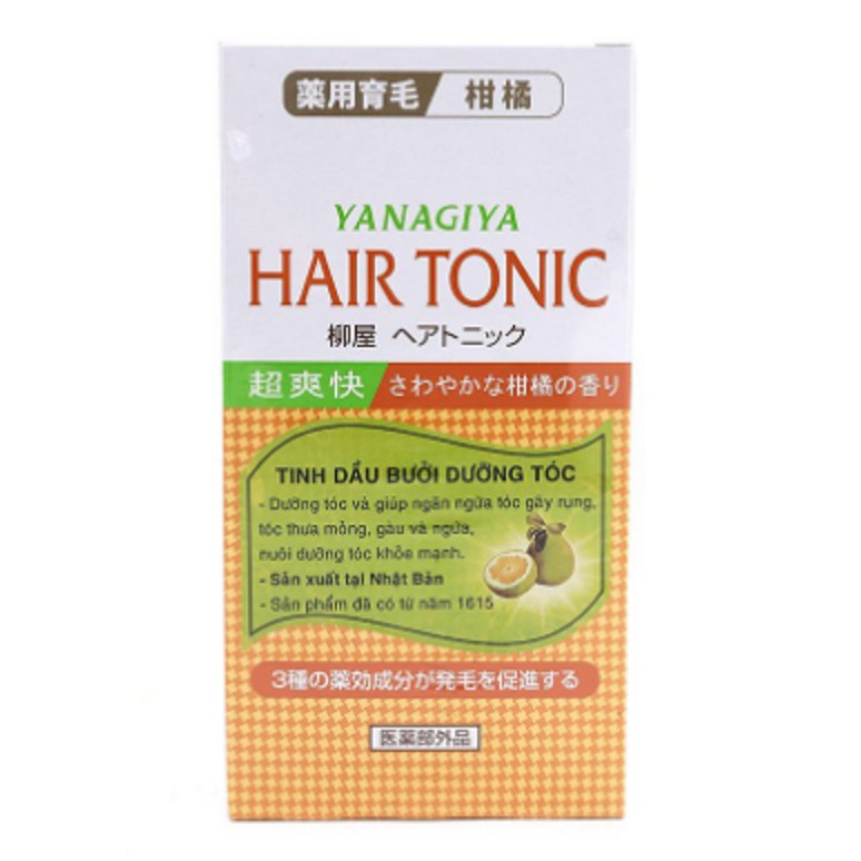 Tinh dầu bưởi giảm rụng tóc Yanagiya Hair Tonic Nhật Bản 240ml