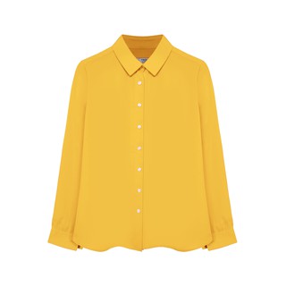 Áo sơ mi chiffon vàng S461 NỮ TNG