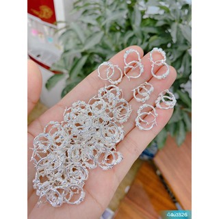 khuyên tai bạc ý trẻ em và người lớn đều xinh