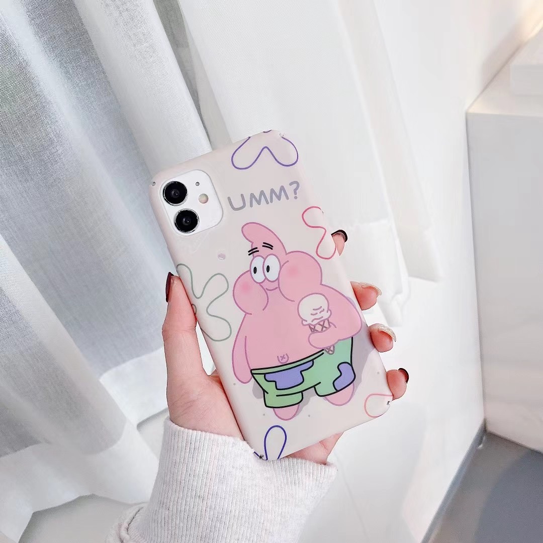 Huawei Y9s Y9 Prime 2019 Y9 2019 Nova 3 3i 3e Nova 4 4e Nova 5T Nova 7i Nova 7 Nova 7 Pro Nova 7SE Nova 8 Nova 8SE Honor 8X Honor 20 Lite Y7 Pro 2019 Cute Cartoon Sponge Patrick Star Hard PC Back Casing Case