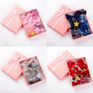 Set kẹp nơ bé gái