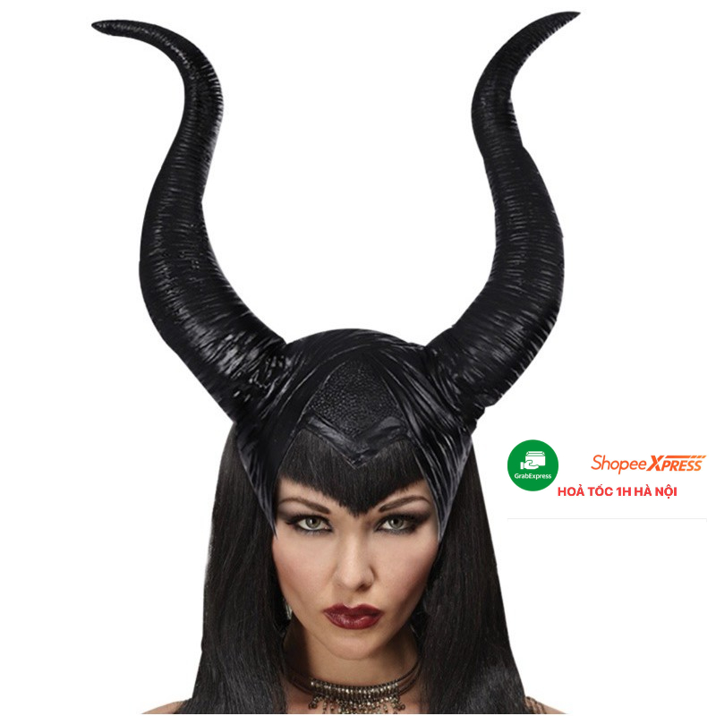 Mũ sừng hoá trang Tiên hắc ám Maleficent