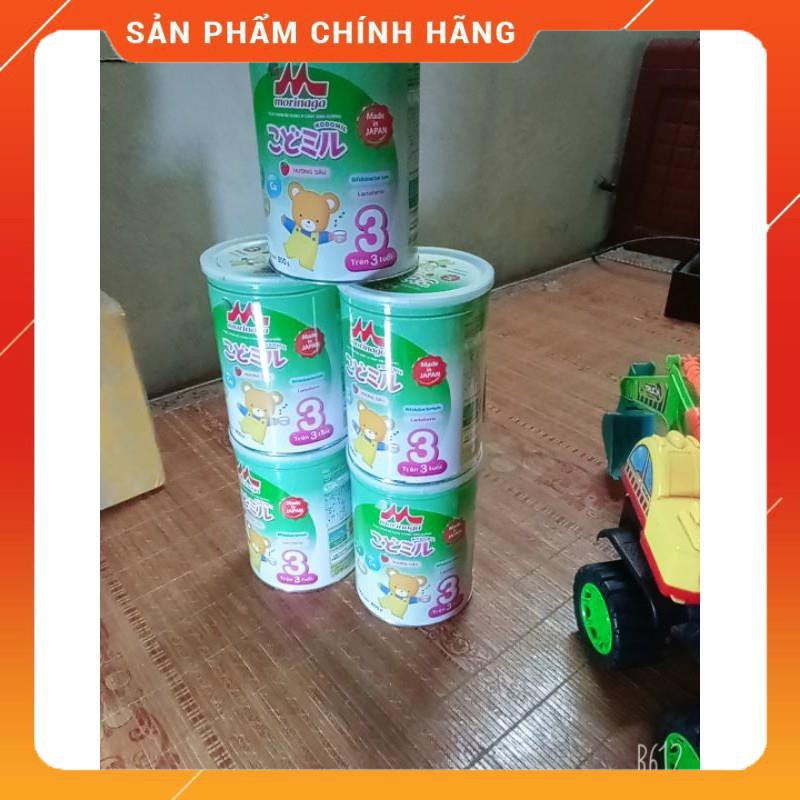 Thanh lý Sữa bột Morigana số 3 Hương Vani , hộp thiếc 850g đã tách đai đổi quà hạn sử dụng thang 12/2021