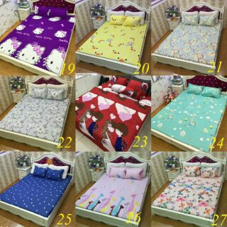 Đại hạ giá bộ ga gối poly cotton m6x2m