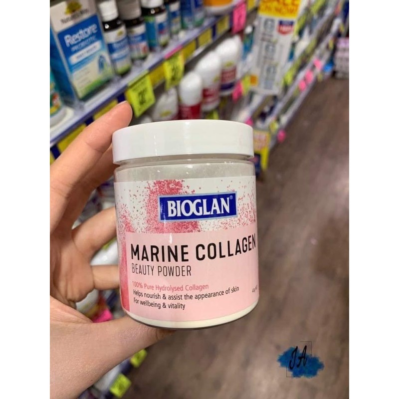 Collagen dạng bột Bioglan Marine Collagen Powder Hộp 40gram