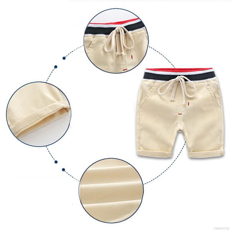 Quần short lưng thun dễ thương cho bé trai