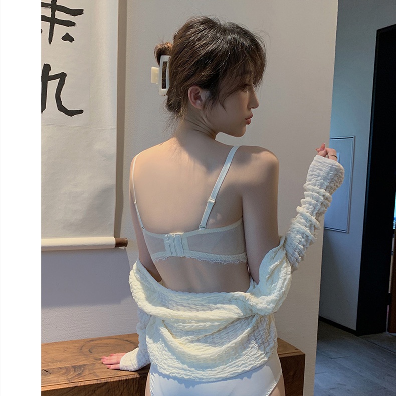 1 Set Áo Lót Nâng Ngực + Quần Lót Nữ Họa Tiết Ren Hoa Quyến Rũ Size 32-38AB | BigBuy360 - bigbuy360.vn