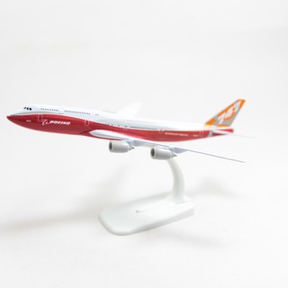 Mô hình máy bay Intercontinental Boeing B747 Orange 20cm Everfly
