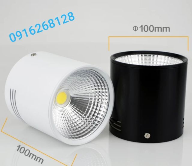 Đèn ống bơ  CS 12W  - Đèn downlight lắp nổi CS 12W - Chip Led COB tiết  kiệm điện mặt trong