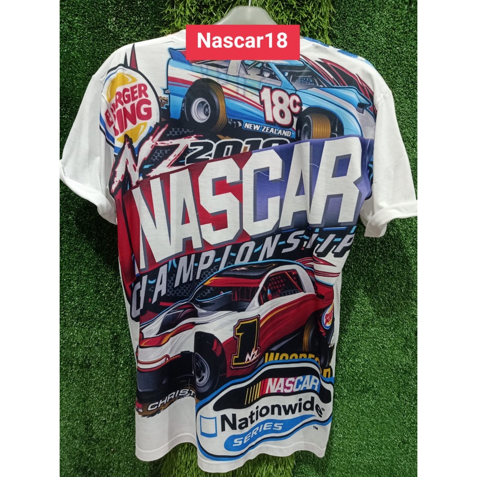 Áo Thun In Hình Xe Đua nascar series 17-22 DS BANGKOK DISTRO Cỡ Lớn XXL