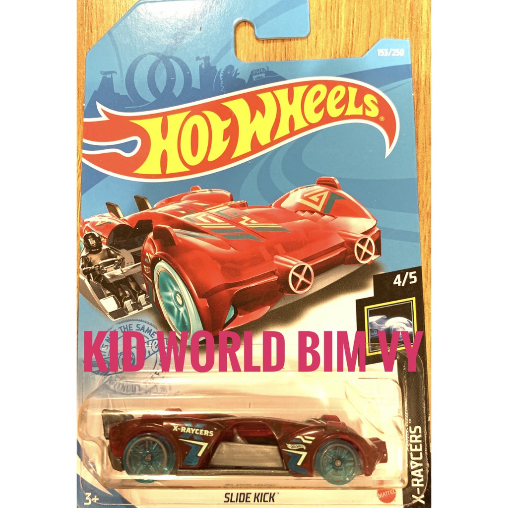 Xe mô hình Hot Wheels basic Slide Kick GTB31, 30K.