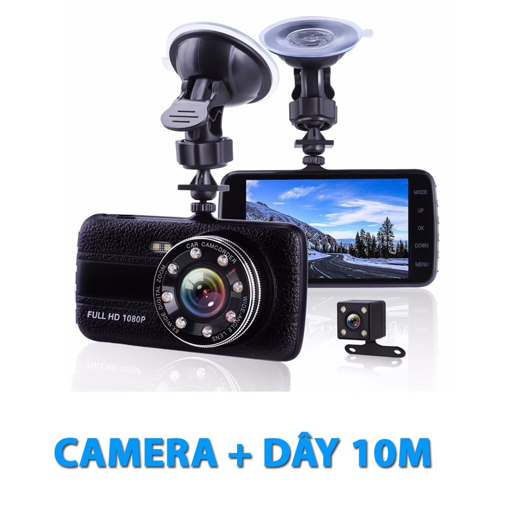 Camera Hành Trình Trước Sau Full HD Tích Hợp 8 LED Hồng Ngoại | BigBuy360 - bigbuy360.vn