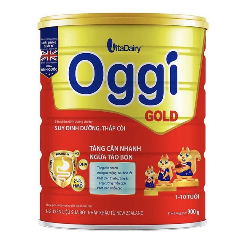 [ Chính Hãng ] Sữa Oggi Gold lon 900g [ date mới nhất ]