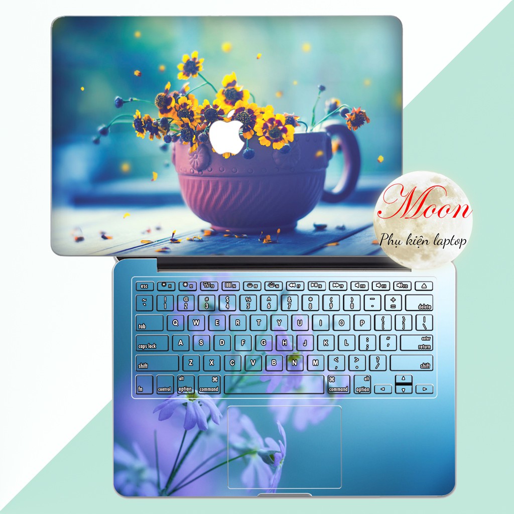 [HOA 4] Skin Laptop - Dán Máy Tính Đủ Các Dòng Hình Hoa Cúc Trend