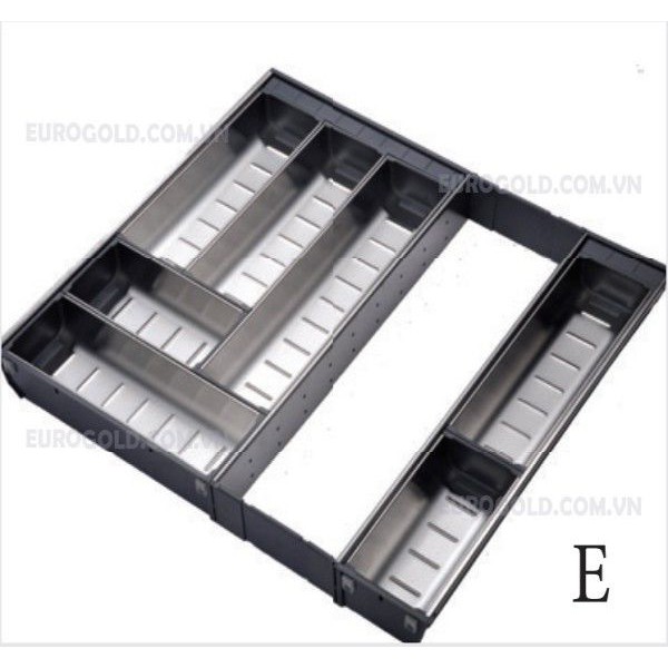 Khay chia muỗng đủa inox 304 - khay chia tìa nĩa