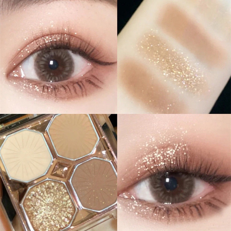 Bảng Phấn Mắt Bốn Màu Sắc/Bảng Phấn Mắt/Phấn Mắt Chống Thấm Nước Và Mồ Hôi Không Dễ Phai Màu