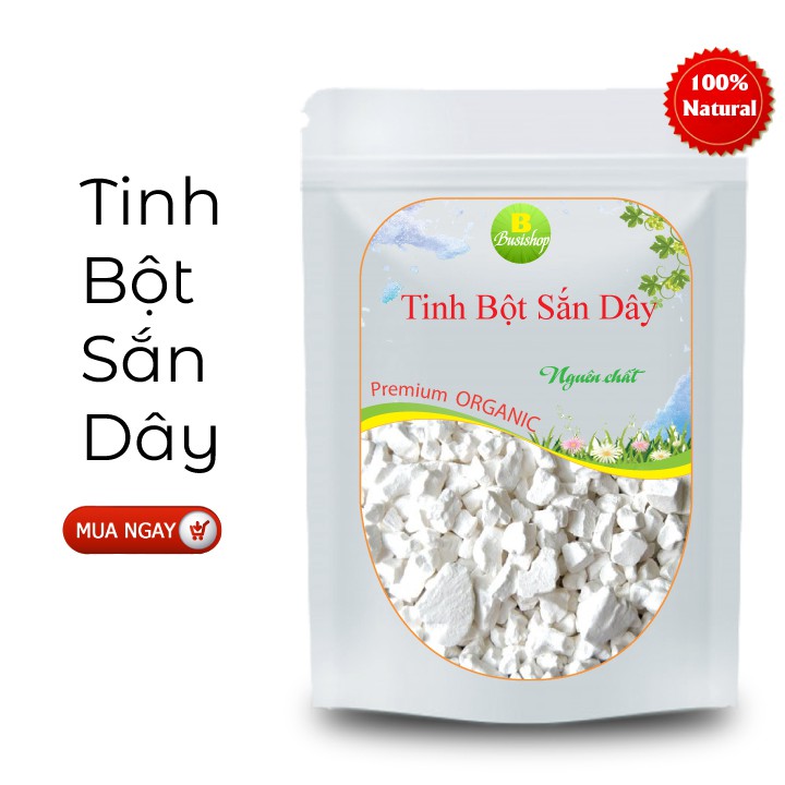 Tinh bột sắn dây nguyên chất 100g - đẹp da, thanh nhiệt, giải độc