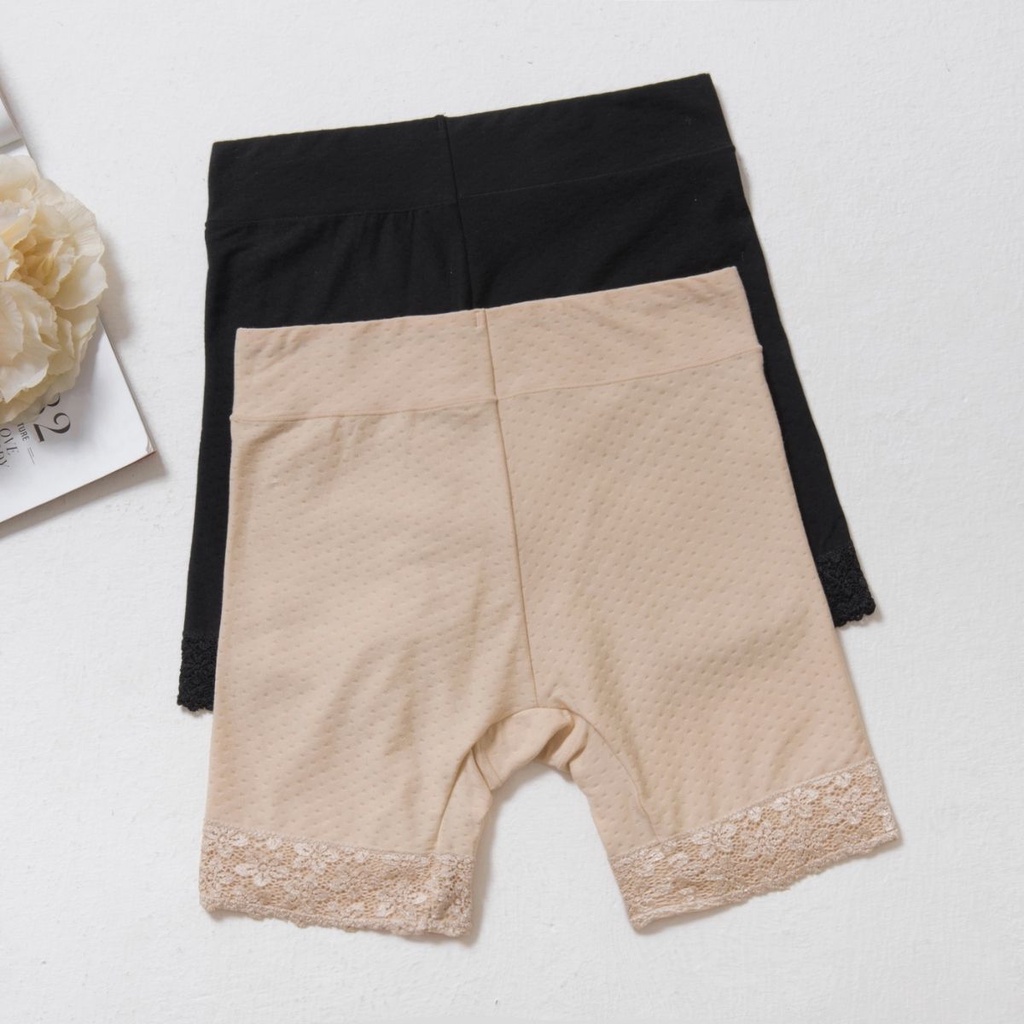 Quần Mặc Trong Váy Cotton Thông Hơi Co&amp;Com Co Giãn Siêu Thấm Hút QV5155