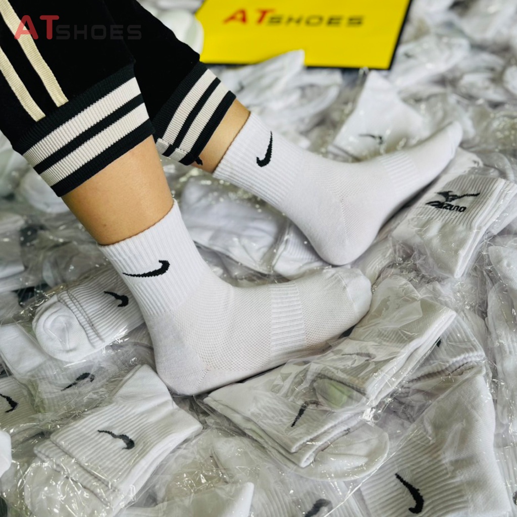 Tất Thể Thao Nike Vớ Nike Cổ Lửng Dệt Kim Cao Cấp Dùng cho Các Dòng Giày Thể Thao TATNIKE1