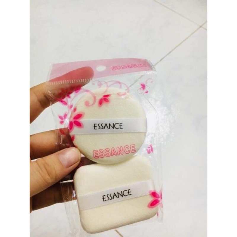 Bông đôi đánh phấn, đánh kem essence [bé súp] | BigBuy360 - bigbuy360.vn