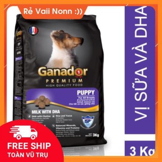 Thức ăn cho chó ganador puppy 3kg