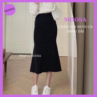 Chân Váy Đuôi Cá Dáng Dài MOOSA  Phong Cách Ulzzang, Chân Váy Dáng Dài Ôm Body