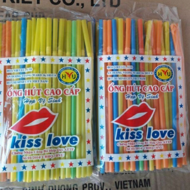 Ống hút bẻ đầu - Bịch khoảng 70 ống phi 6
