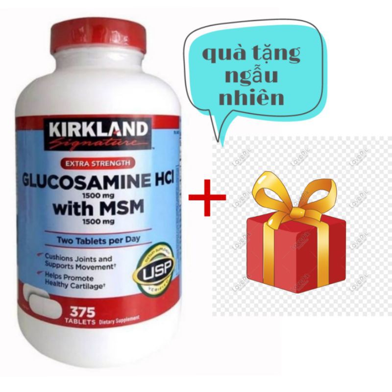 Viên uống bổ khớp Glucosamin Kirkland Signature 375 viên