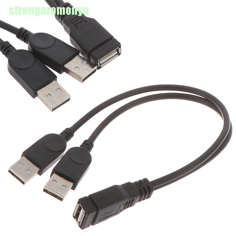 [onyu] Dây Cáp Chia 2 Cổng usb 2.0 female Sang usb male