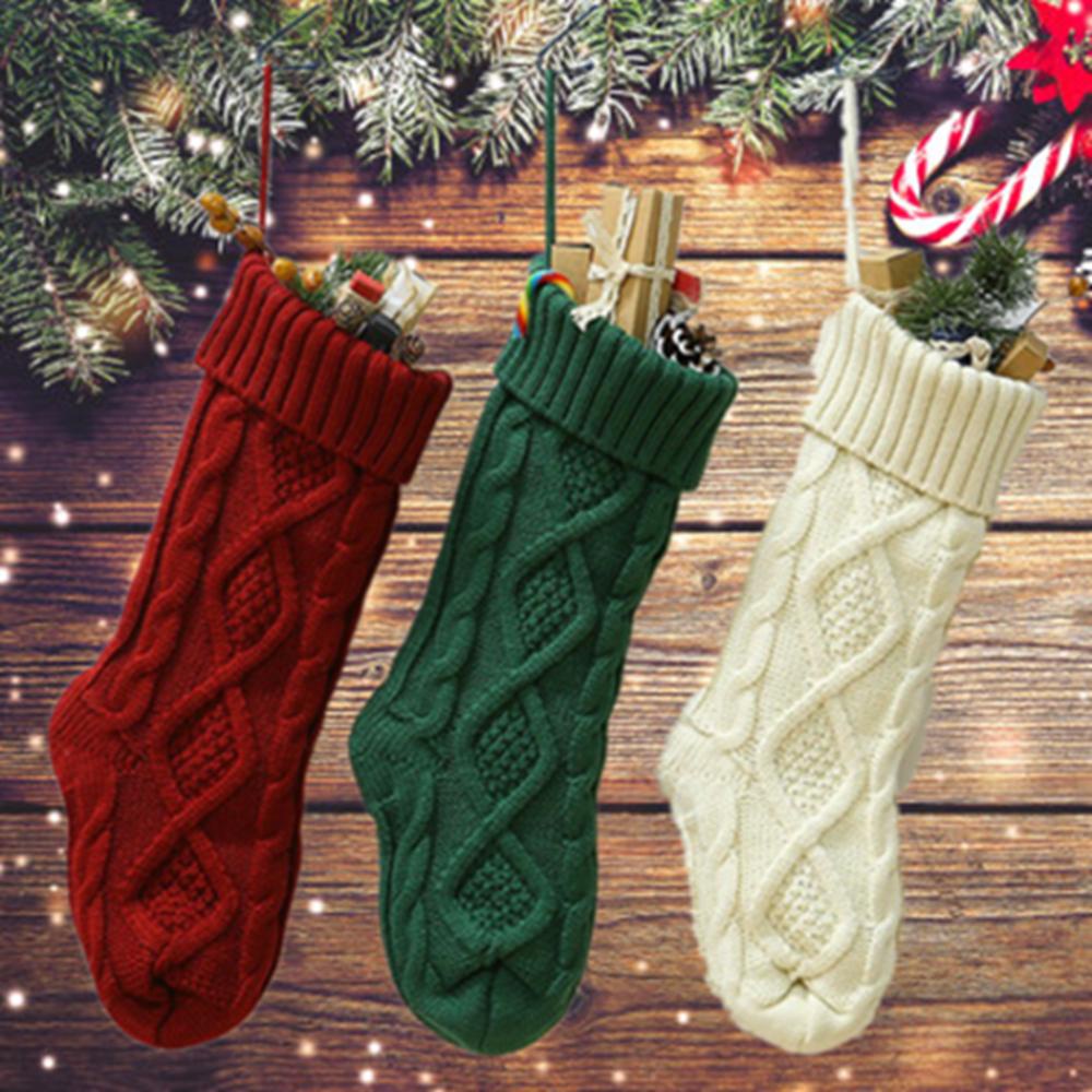 Tất Đựng Kẹo Giáng Sinh Năm Mới Hình Ông Già Noel