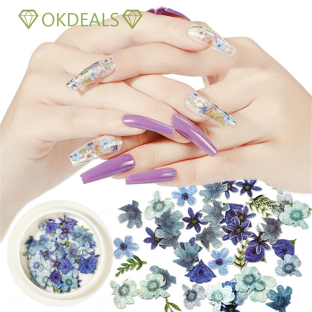 Kim Sa Hình Bướm/Bướm/Chuồn Chuồn Lấp Lánh Trang Trí Móng Nghệ Thuật DIY