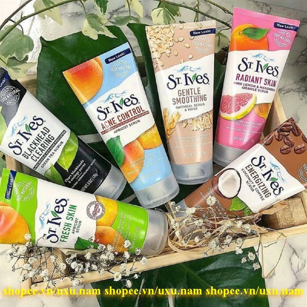 Sữa Rửa Mặt Nữ 170G St.Ives Hương Yến Mạch Gentle Smoothing Chính Hãng.